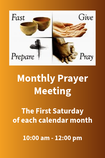 Monthly Prayer Meeting