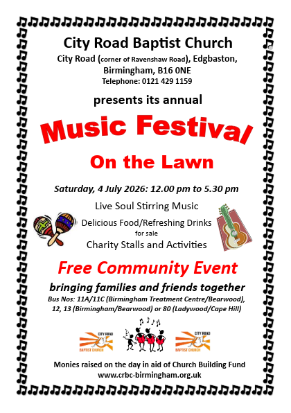 Save the date! 12.00 pm – Saturday, 4 July 2026